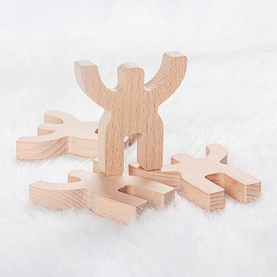 Gerundete hölzerne Form-Puzzlespiel-Spielwaren, zum des Logik-Charakters zu verbessern