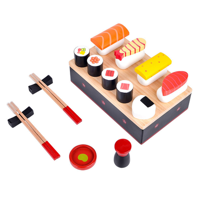 Simulations-hölzerne Miniaturküche stellte Sushi-Früherziehungs-Aufklärung ein