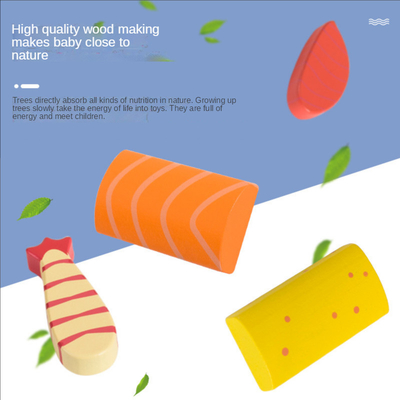 Simulations-hölzerne Miniaturküche stellte Sushi-Früherziehungs-Aufklärung ein