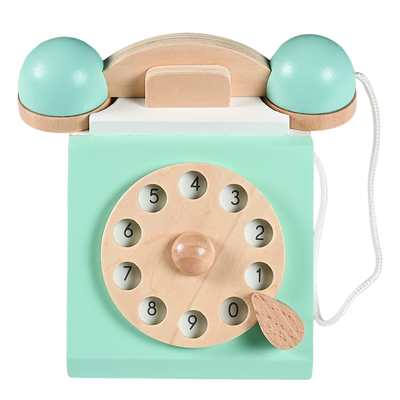 Skala-Telefon-unfertiges Holz macht wechselwirkendes frühes Edcuation für Kinder in Handarbeit