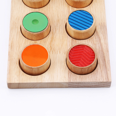 Sensorisches/TastMontessori ausbildungshilfe Baby-Farbgedächtnis-zusammenpassende Note