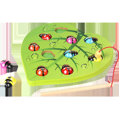 Kinderhölzernes magnetisches Spiel-Fischen Toy Game Educational