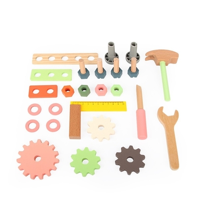 Hölzernes Spielzeug des Elternteil-Kinderinteraktions-Spiel-Haus-Simulations-Puzzlespiel-DIY
