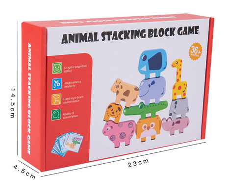 Cpc-Holzklotz-Puzzlespiel spielt Tiermusik-Balancen-Falten-Höhe