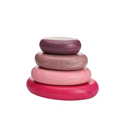 Baby hölzerner Staplungsstein Montessori Jenga Regenbogen balancierte das Stapeln von freiem BPA