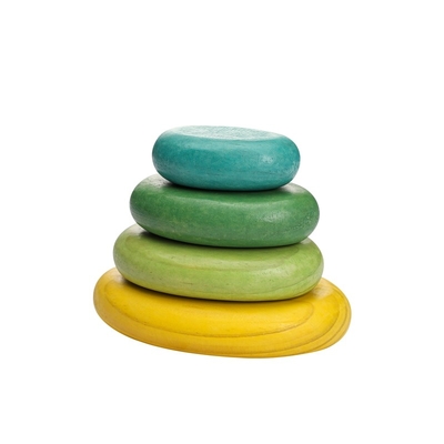 Baby hölzerner Staplungsstein Montessori Jenga Regenbogen balancierte das Stapeln von freiem BPA