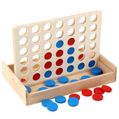 Pädagogische Kinder richten Reihen-Brett-Puzzlespiel Toy Wooden Foldable aus