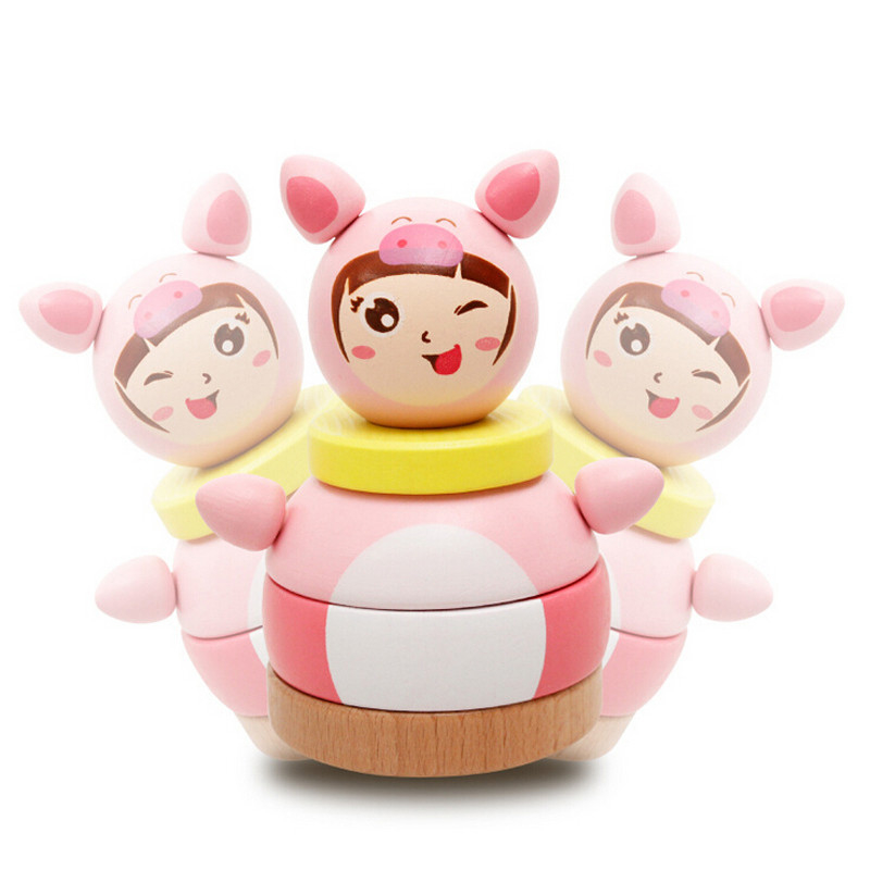 Trommel Doll Roly Poly Mobile Rattles Toy für Baby-Neugeboren-Kindergeschenk